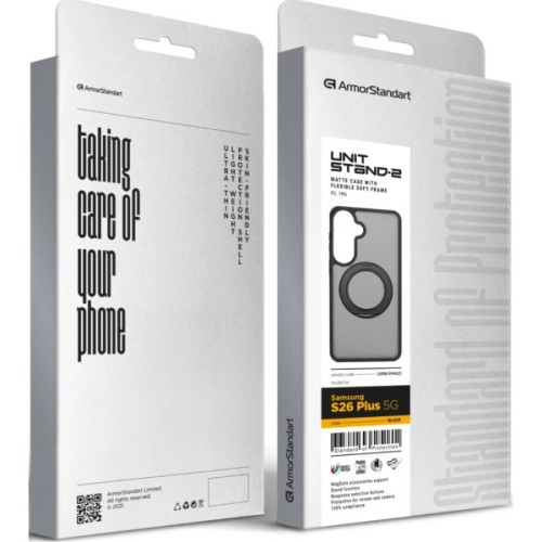 Чохол до мобільного телефона Armorstandart Unit Stand2 Samsung S26 Plus 5G Black (ARM89462)