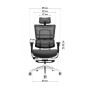 Офісне крісло GT Racer X-802L Black (X-802L Black (W-21))