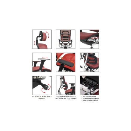 Офісне крісло GT Racer X-802L Black (X-802L Black (W-21))
