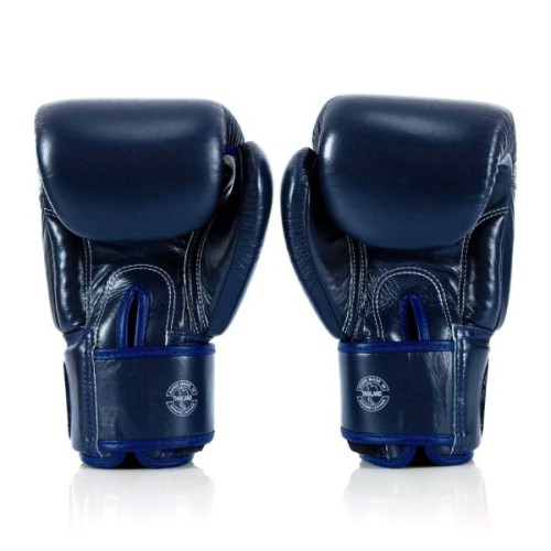 Боксерські рукавички Fairtex BGV1-ONE (натуральна шкіра) Blue 10 унцій (бинти в комплекті) (BGV1-ONE_10oz_Blue)
