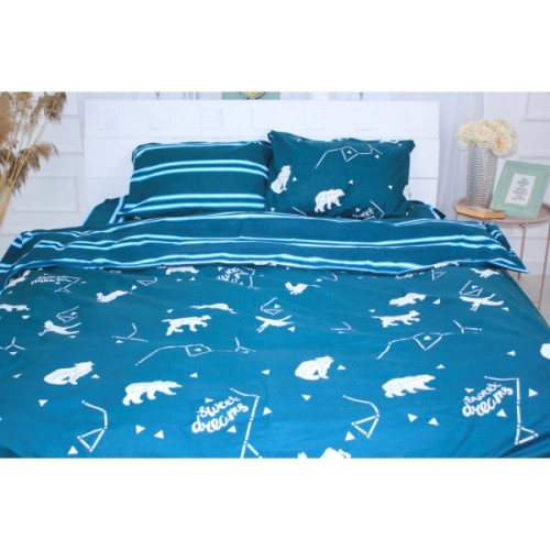 Постільна білизна MirSon Бязь Premium 17-0326 Finland 200х220 (2200002603171)