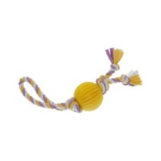 Іграшка для собак MISOKO&CO М'яч з мотузкою кольоровий 30 см (BEITR00117-MRG)