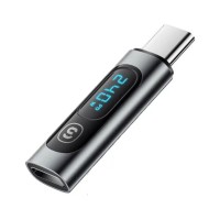 Перехідник USB-C F to USB-C M digital display Essager (EZJTT-TX0G-P)