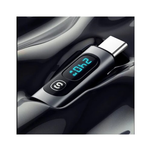 Перехідник USB-C F to USB-C M digital display Essager (EZJTT-TX0G-P)