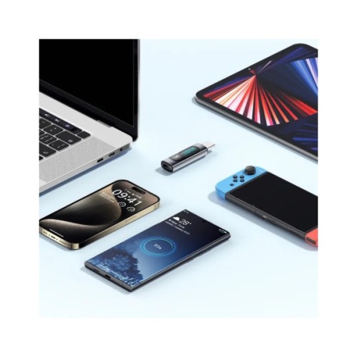 Перехідник USB-C F to USB-C M digital display Essager (EZJTT-TX0G-P)