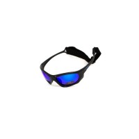 Сонцезахисні окуляри BluWater Hydro Polarized (G-Tech™ blue) Anti-Fog Сині дзеркальні в чорній оправі (BW-HYD-GTB12)