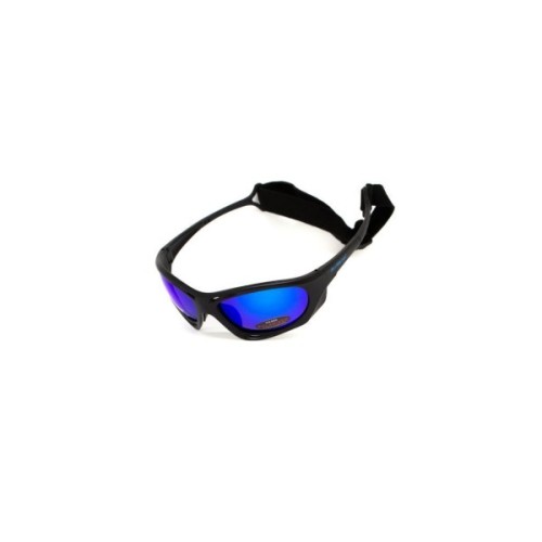 Сонцезахисні окуляри BluWater Hydro Polarized (G-Tech™ blue) Anti-Fog Сині дзеркальні в чорній оправі (BW-HYD-GTB12)