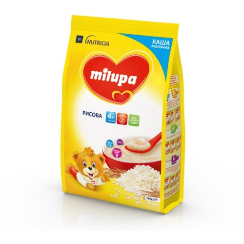 Дитяча каша Milupa Рисова молочна 210г (5900852931178)