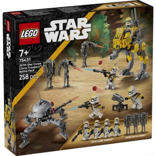 Конструктор LEGO Star Wars Бойовий загін бійців-клонів 327-го галактичного корпусу (75431)