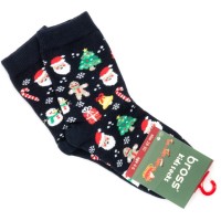 Шкарпетки дитячі Bross новорічні (10969-8-10-blue)
