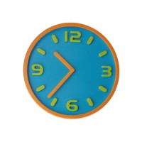 Настінний годинник Optima Magic пластиковий, блакитний (O52099)