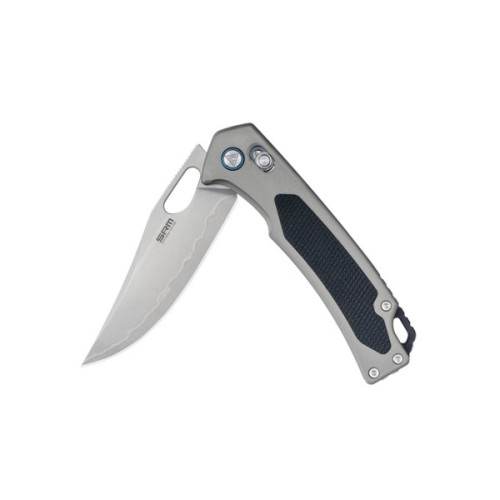 Ніж SRM Retriever 9203-AK, Black G10/Aluminium, Stonewash (9203-AK)