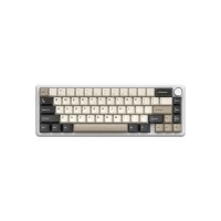 Клавіатура Attack Shark X66 RGB Wireless/Bluetooth/USB UA White Cheese (X66CW_AS)