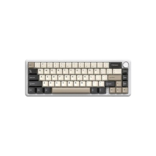 Клавіатура Attack Shark X66 RGB Wireless/Bluetooth/USB UA White Cheese (X66CW_AS)