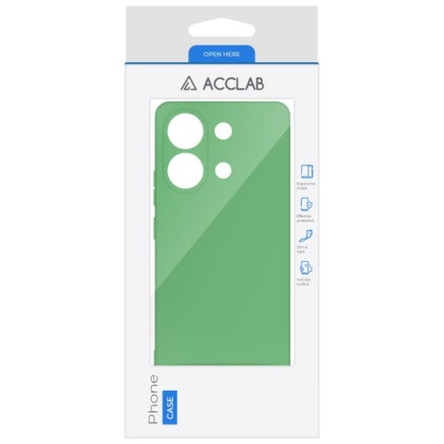 Чохол до мобільного телефона ACCLAB Silicone Case Xiaomi Redmi Note 13 4G Light Green (1283126602795)