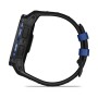 Смарт-годинник Garmin Instinct 3, 50mm, AMOLED, Black with Bolt Blue Accents, GPS смарт-годинник (010-03020-03)