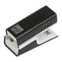 Степлер Buromax пластиковий МІНІ, 20 аркушів, (скоби №24; 26), 67,4 х 32,2 х 43,1 мм, чорний (BM.4218-01)