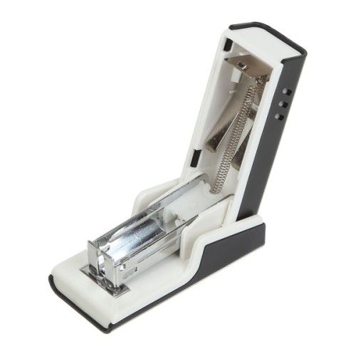 Степлер Buromax пластиковий МІНІ, 20 аркушів, (скоби №24; 26), 67,4 х 32,2 х 43,1 мм, чорний (BM.4218-01)