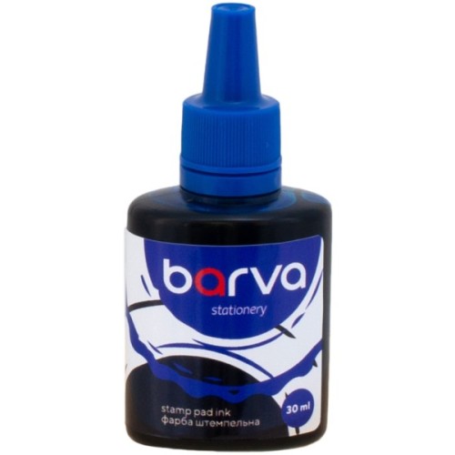 Фарба штемпельна Barva 30 мл упаковка 12 шт, синя (SPI-BL-005-12)