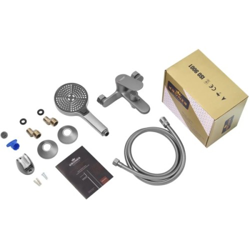 Душовий гарнітур Kroner Linz-GRN060 + змішувач Linz-GRN010 (CVS30158)