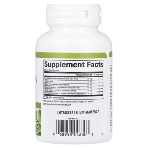 Вітамінно-мінеральний комплекс Natural Factors Здоров'я Сечових шляхів, Urinary Flow Formula, 90 капсул (NFS-04630)