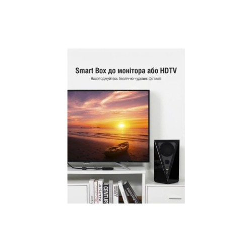 Перехідник HDMI M to VGA F 1080P 60Hz 3,5mm Audio Vention (AIDB0)