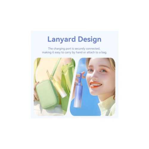 Батарея універсальна Vention 5000mAh 20W PD, USB-C In/Out, Lightning In/Out, with cable, Gradient Yellow (FHWY0)