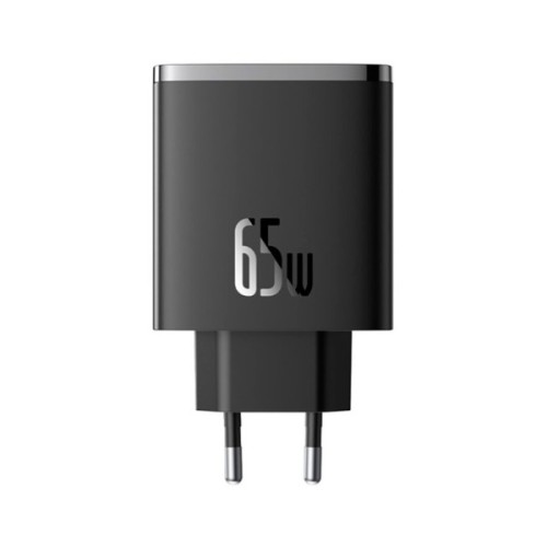 Зарядний пристрій Baseus Cube Pro Fast Charger 2C+U 65W black (P10152301113-00)