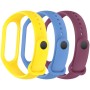 Ремінець до фітнес браслета Armorstandart комплект 3шт Xiaomi Mi Band 7/6/5 New Style Viola (ARM87046)