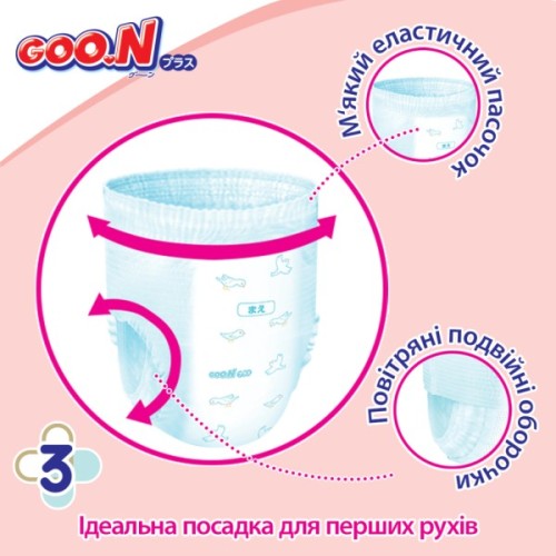 Підгузки GOO.N Plus труси 13-28 кг Розмір ХXL, 28 (21001513)