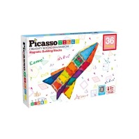 Конструктор Picasso магнітний Tiles Magnetic Building Blocks 36 деталей (817338027971)