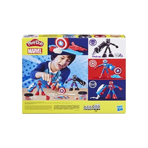 Набір для творчості Hasbro Play-Doh Marvel Пригоди героїв з масою для ліплення (G0333)