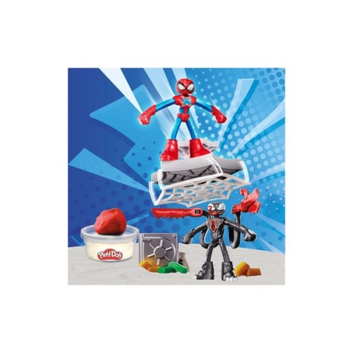 Набір для творчості Hasbro Play-Doh Marvel Пригоди героїв з масою для ліплення (G0333)