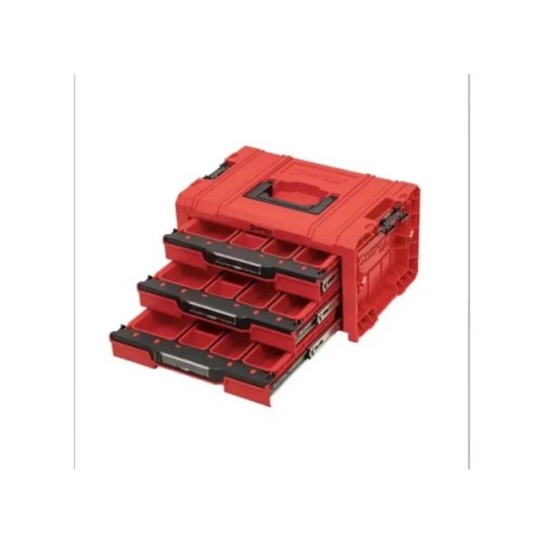 Ящик для інструментів QBRICK SYSTEM набір на платформі, 21", 525*345*885, SYSTEM PRO Drawer Workshop Set 6 Red (Z260370PG003)