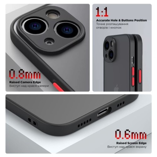 Чохол до мобільного телефона Armorstandart Frosted Matte Xiaomi Redmi 13 4G Black (ARM78268)