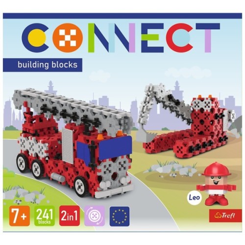Конструктор Trefl Connect 2 в 1, 241 деталь (5900511619720)