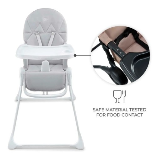 Стілець для годування Kinderkraft Binci Light Grey (5902533928019)