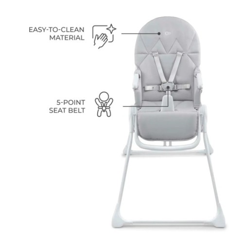 Стілець для годування Kinderkraft Binci Light Grey (5902533928019)