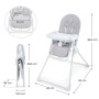 Стілець для годування Kinderkraft Binci Light Grey (5902533928019)