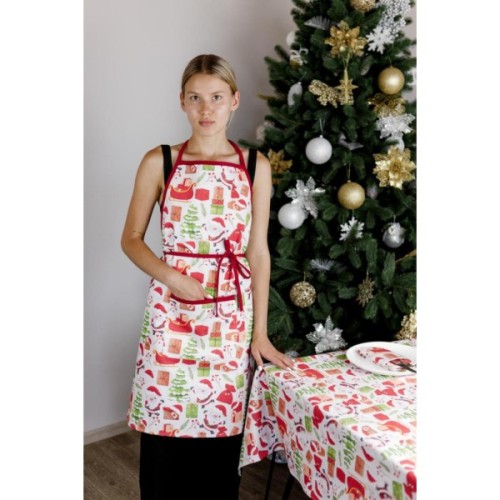Фартух Прованс Санта на білому (035789)