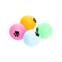 Іграшка для котів Hippie Pet М'ячики ping-pong різнокольорові 4 см 4 шт (HIPCT18090)