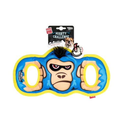 Іграшка для собак GiGwi Mighty Challenge Горила з пищалкою 34 см (2234)