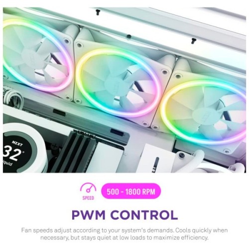 Кулер до корпусу NZXT F140RGB Duo (RF-D14SF-W1)