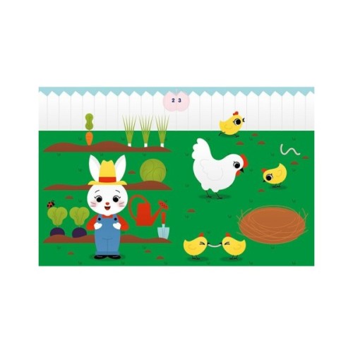 Книга Аплікації наліпками. Ферма - Юлія Каспарова Ранок (9789667615925)