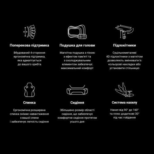 Крісло ігрове Anda Seat Kaiser 3 Size XL White (AD12YDC-XL-01-W-PV/C)