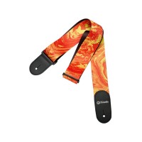 Ремінь для гітари DiMarzio Steve Vai Print Orange Universe (DD3145)