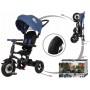 Дитячий велосипед QPlay Rito Rubber Blue складаний триколісний (S380-10BlueRubber)