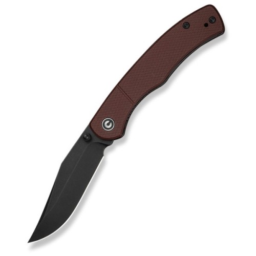 Ніж Civivi Clingman, Burgundy G10, Darkwash (C23065-2)