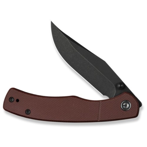 Ніж Civivi Clingman, Burgundy G10, Darkwash (C23065-2)