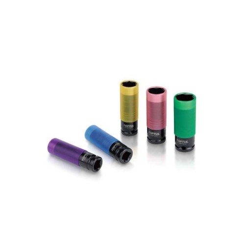 Торцева головка Toptul ударна 1/2" довга для шиномонтажу 19мм Pro-Series (KABP1619)